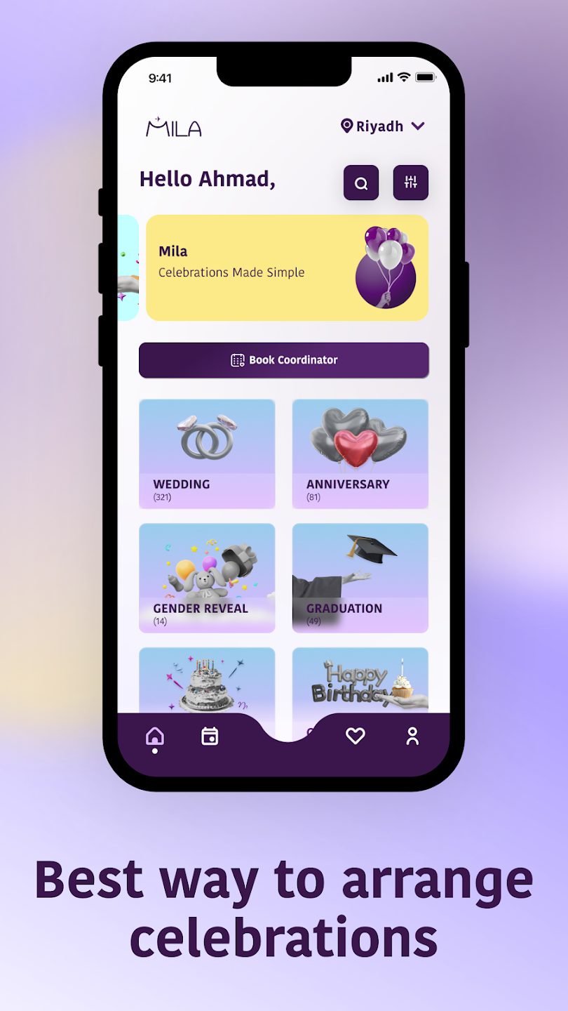 Mila Celebrations screenshot